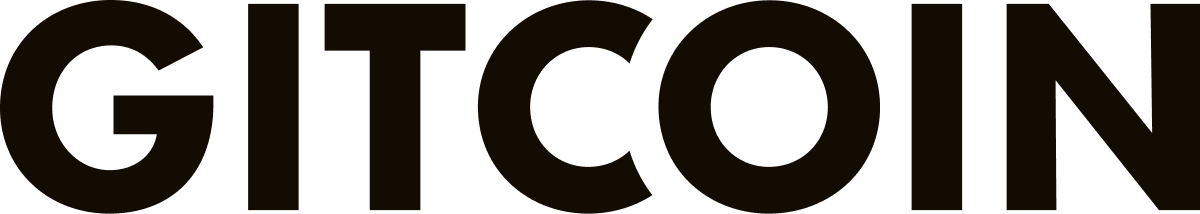 GITCOIN wordmark in dark lettering