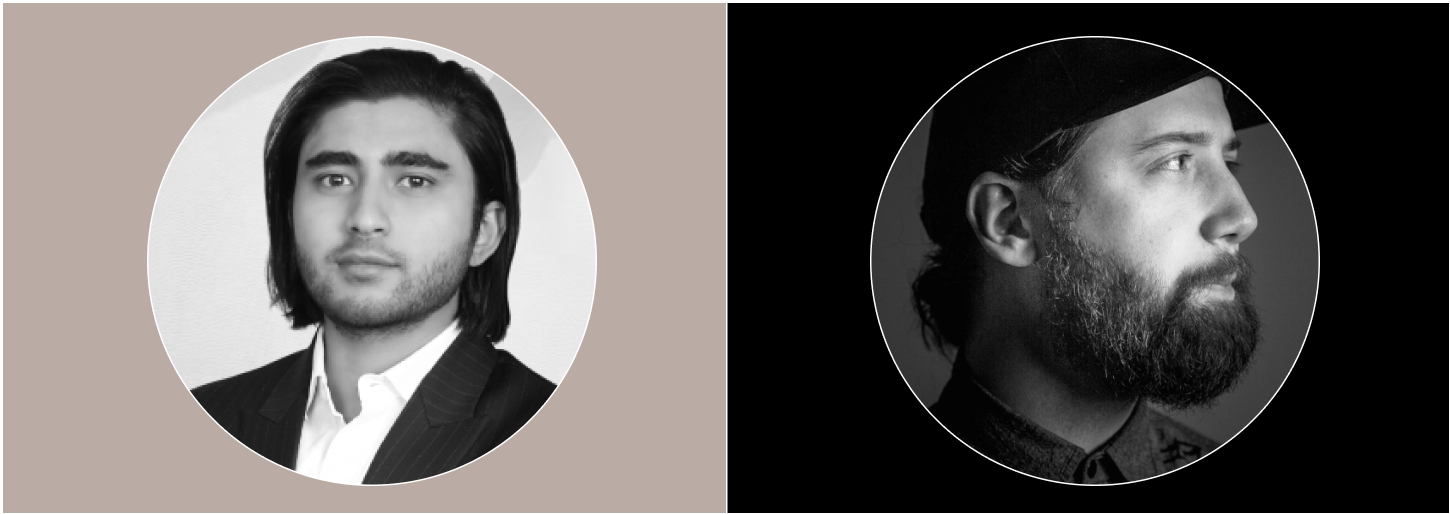 Speaker headshots of L+R's Abhi Patil and Alex Levin