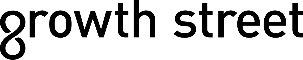 Green "growth street" wordmark logo