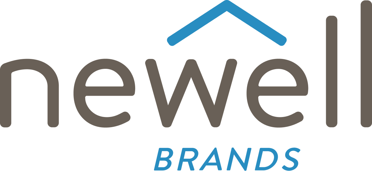 newell brands logo with blue roof accent