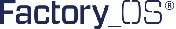 Factory_OS logo in dark blue text