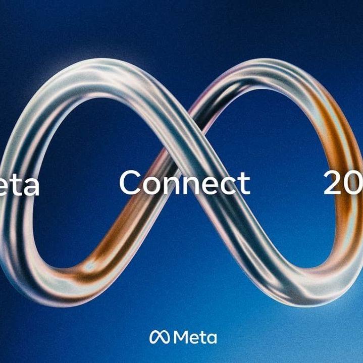 Square crop of the Meta Connect 2026 graphic with the Meta loop mark.