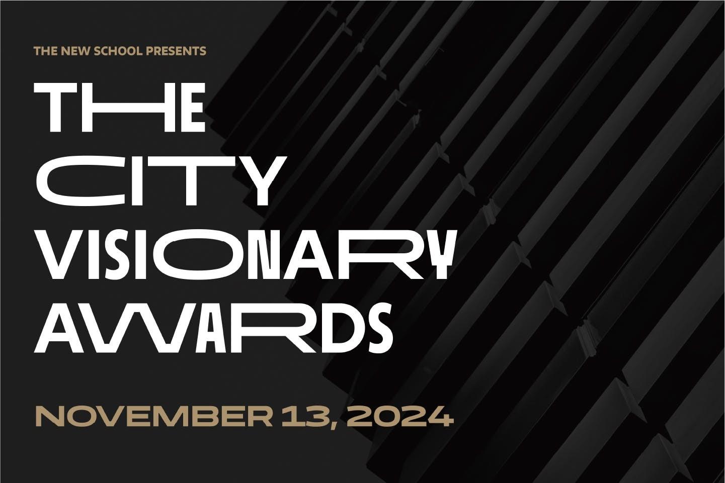 The City Visionary Awards poster dated November 13, 2024
