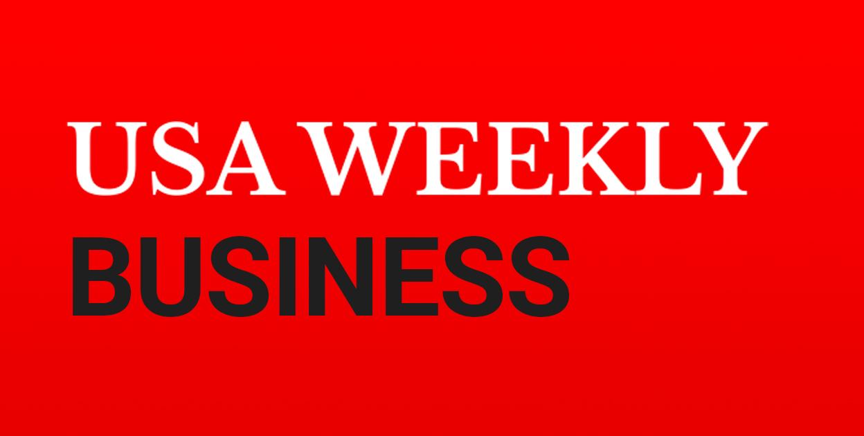 Red USA Weekly Business title graphic