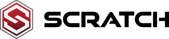 Red S monogram inside a white shield logo
