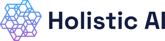 Holistic AI logo with geometric hexagon icon