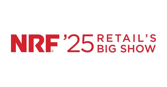 NRF 2025 Retail's Big Show logo in red on a white background