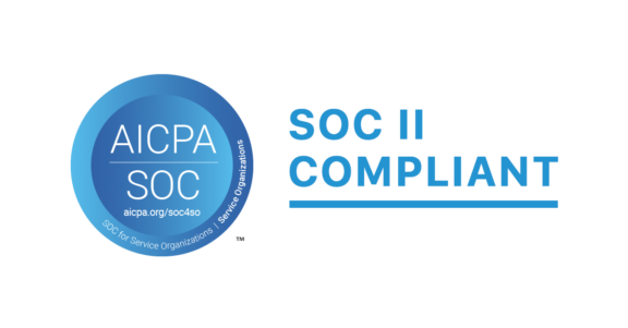 AICPA SOC seal with SOC II COMPLIANT text