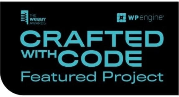 Crafted with Code Featured Project badge