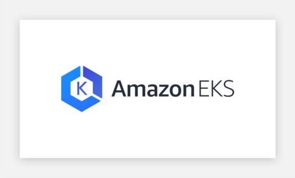 Amazon EKS logo on a white card