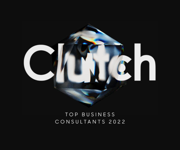 Clutch Top Business Consultants 2022 graphic with crystal