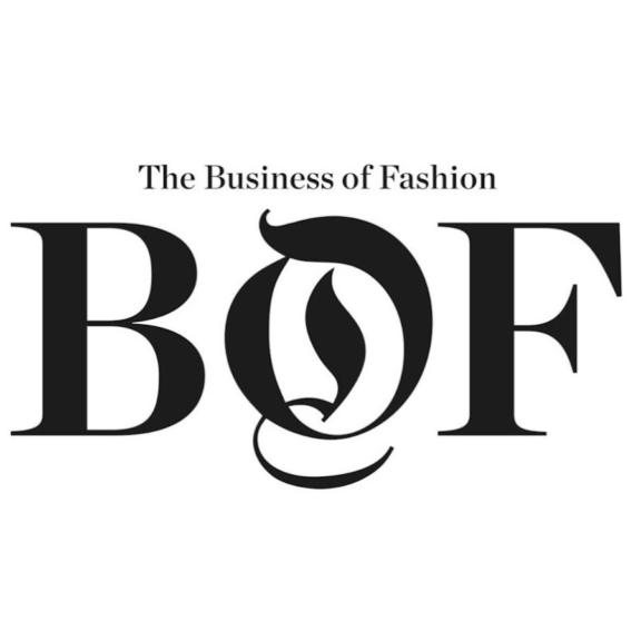 The Business of Fashion BOF wordmark on white
