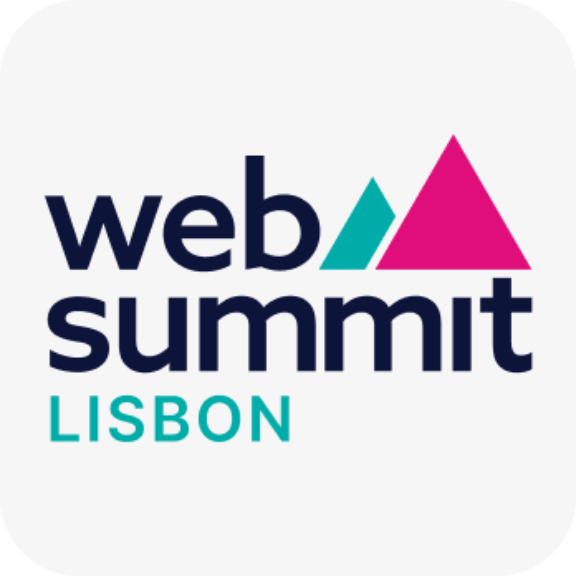 Web summit lisbon logo Web Summit Lisbon logo on a white rounded square