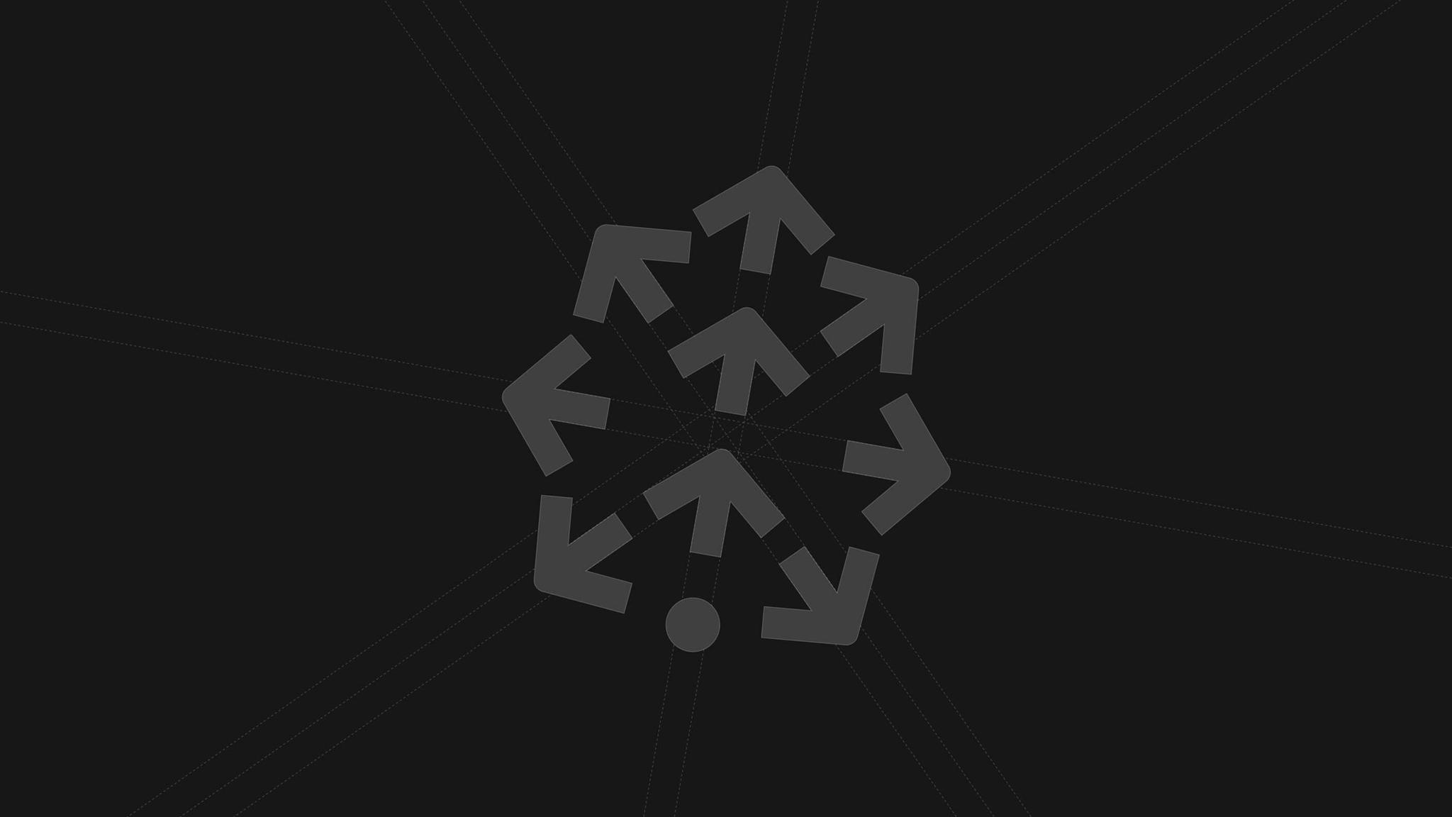 Pinecone icon mark on a dark textured background