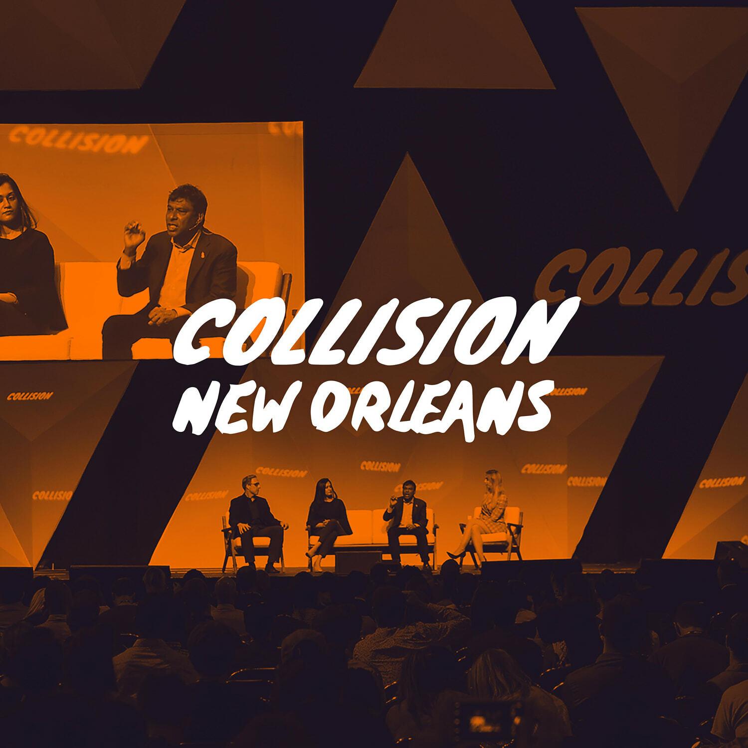 Collision New Orleans panel stage with audience