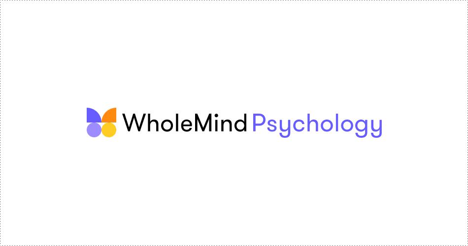 WholeMind Psychology logo on a white background